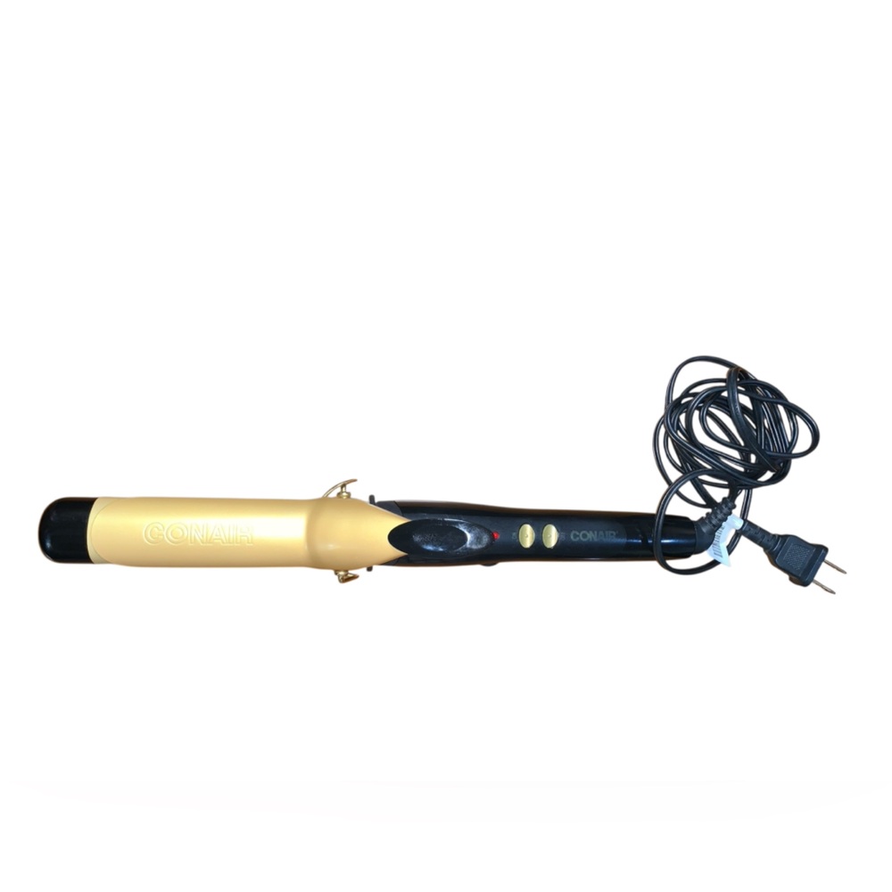 CONAIR Curling Iron Tong 1 1/4” Barrel Model CD102J Very Good with Stand - Picture 1 of 11